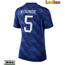 France Jules Kounde #5 Replica Home Shirt Ladies World Cup 2026 Short Sleeve
